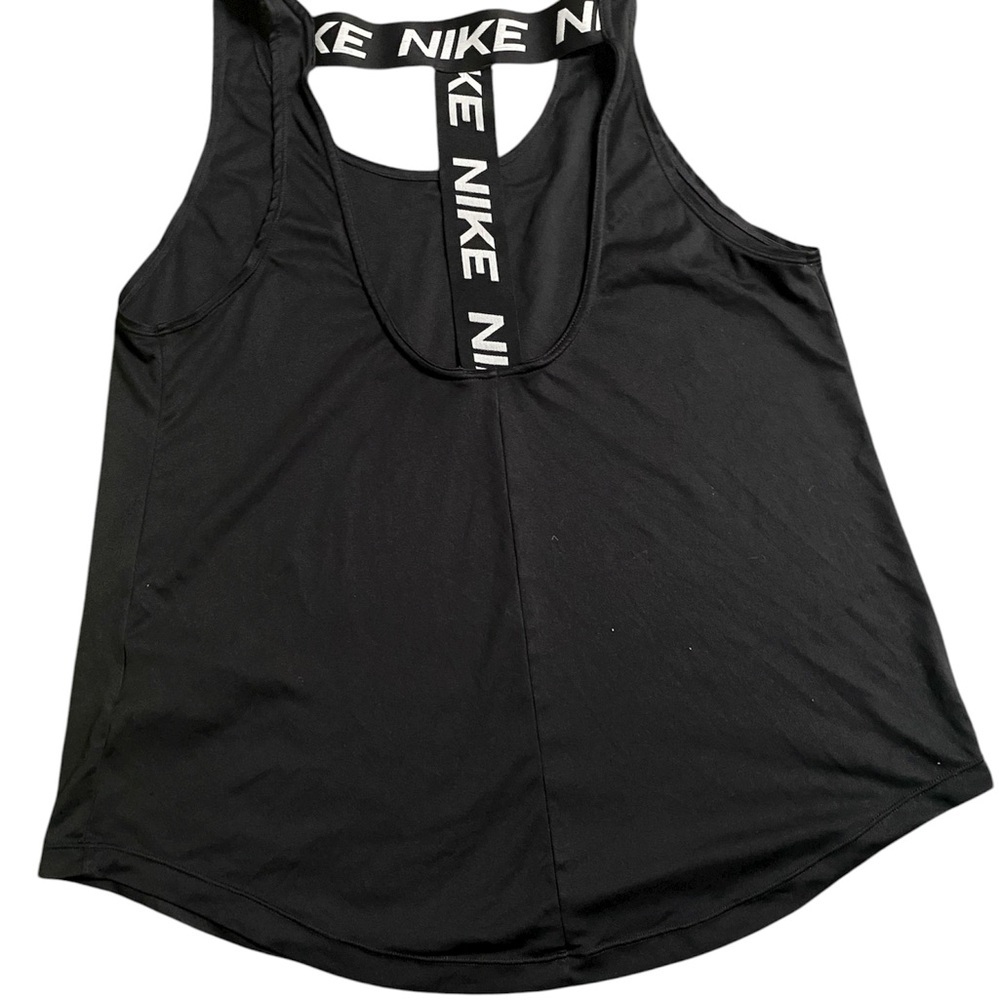 Nike Women's Black Racerback Tank Top - Picture 4 of 6